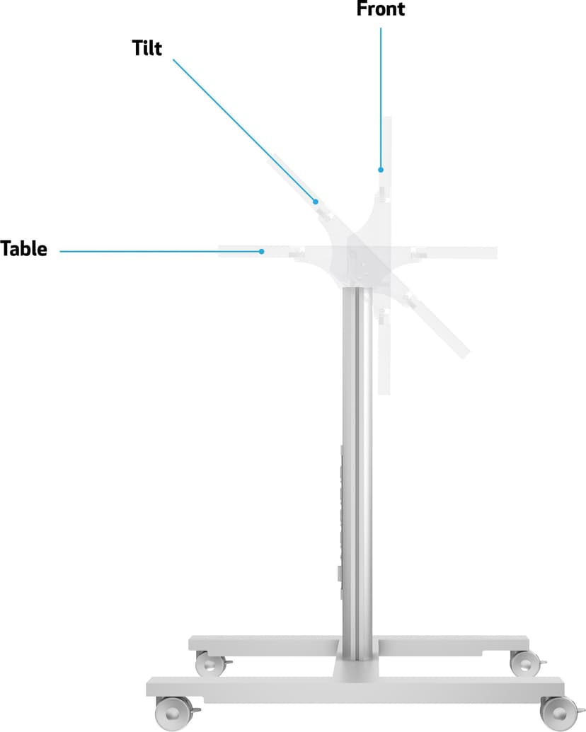 Multibrackets M Public Display Stand 110 Tilt & Table