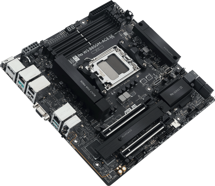 ASUS Pro WS B850M-ACE SE AM5 Micro-ATX Moderkort