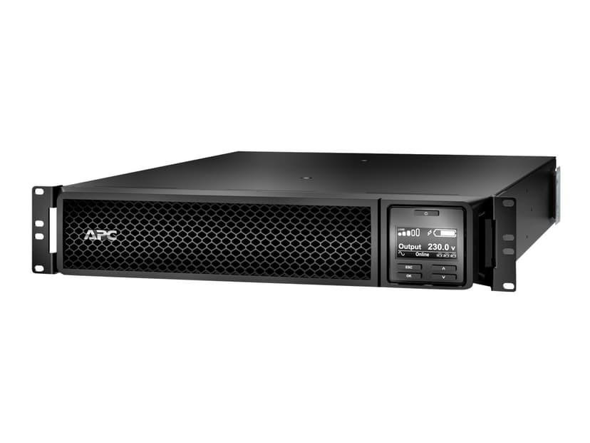 APC Smart-UPS On-Line SRT3000RMXLW-IEC - 3000VA, 6x C13, 2x C19 uitgang, rackmountable, 208V/230V input