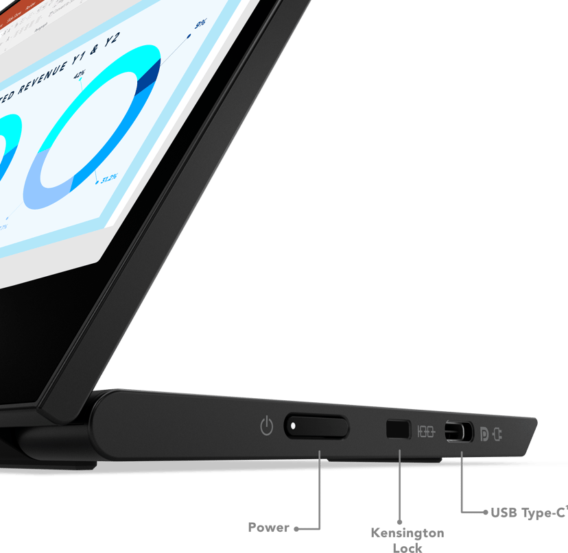 Lenovo ThinkVision M14d - (Fyndvara klass 2) 14" 2240 × 1400pixels IPS 16:10 60Hz