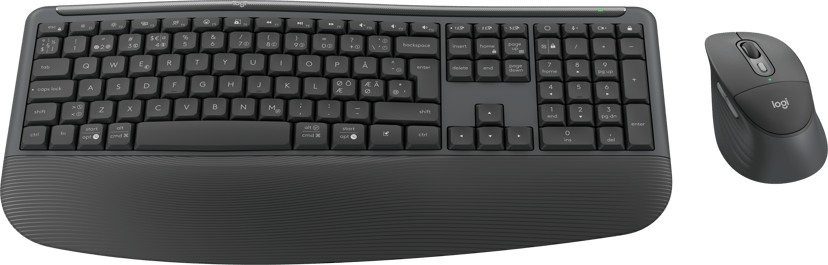 Logitech Signature Comfort Plus MK880 for Business Trådlös Nordisk