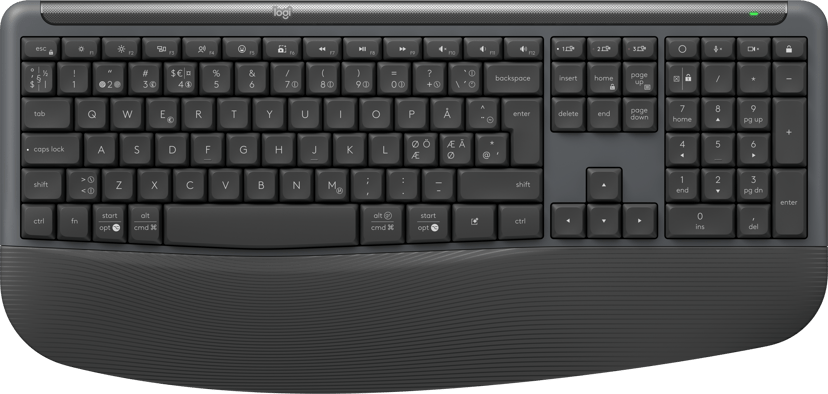 Logitech Signature Comfort Plus MK880 for Business Trådløs Nordisk