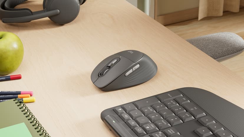 Logitech Signature Comfort Plus MK880 for Business Trådlös Nordisk