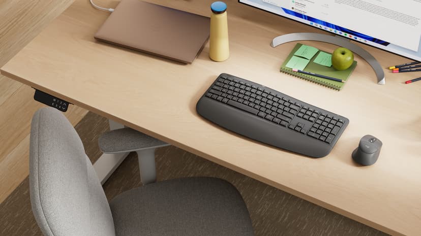 Logitech Signature Comfort Plus MK880 for Business Trådløs Nordisk