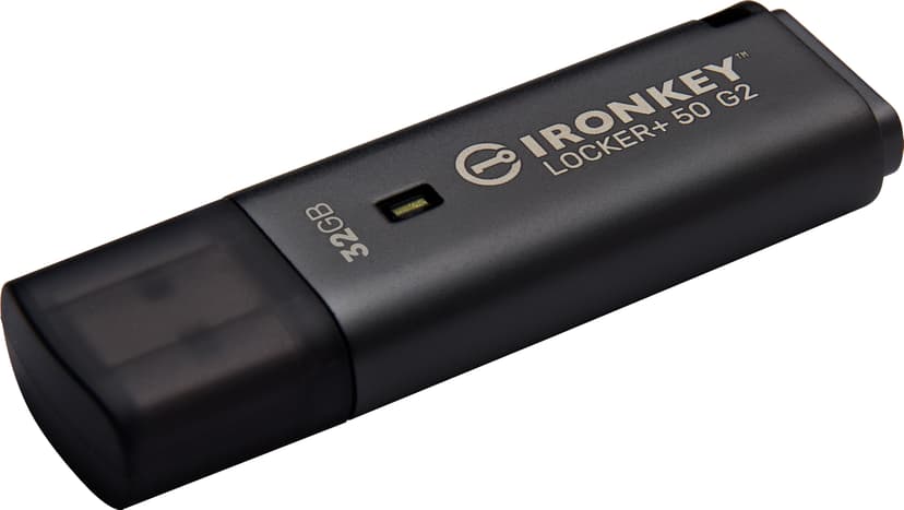 Kingston IronKey Locker Plus 50 G2 32GB USB-A Zwart