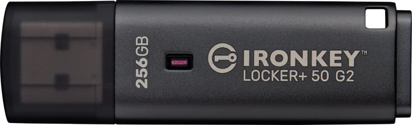Kingston IronKey Locker Plus 50 G2 128GB USB-A Svart