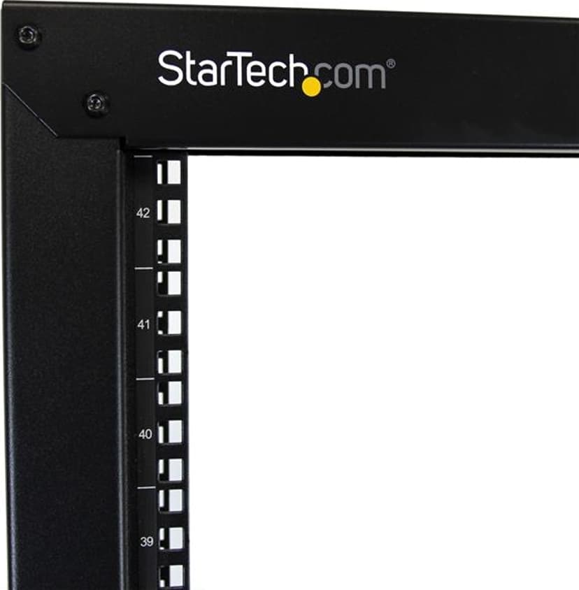 Startech 42U Open Server Rack Frame met robuuste stalen constructie en zwenkwielen