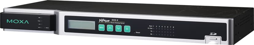 Moxa Nport 6610-8 seriële server met 8 poorten