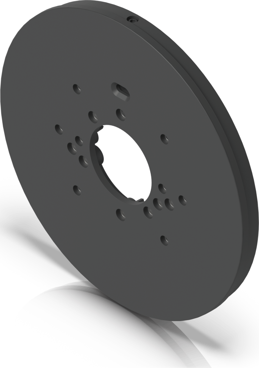Ubiquiti Gang Box Mounting Plate Black