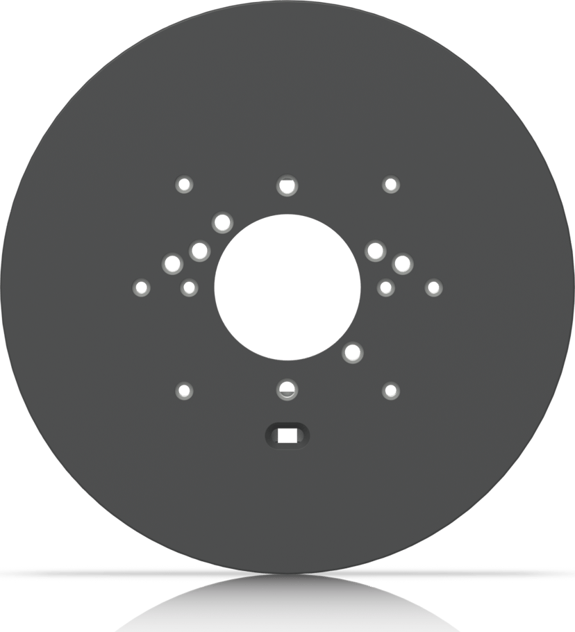 Ubiquiti Gang Box Mounting Plate Black