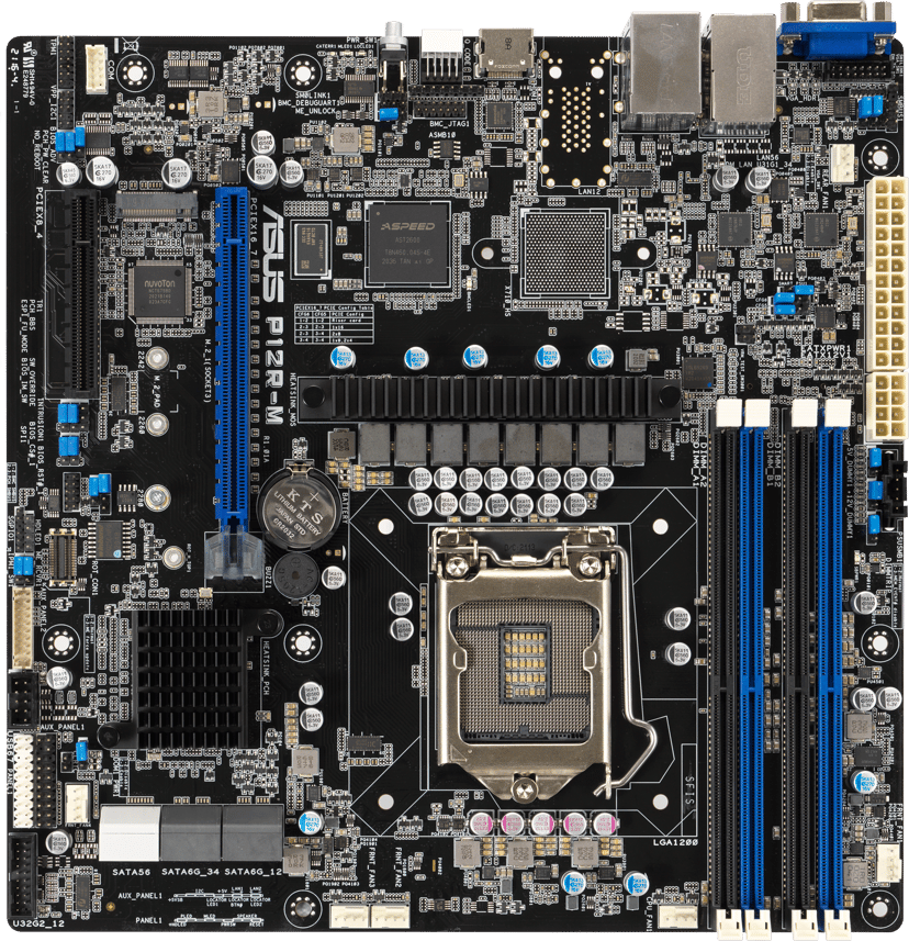 ASUS P12R-M/ASMB10 Intel C252 LGA 1200 (Socket H5) micro ATX LGA 1200 Micro-ATX