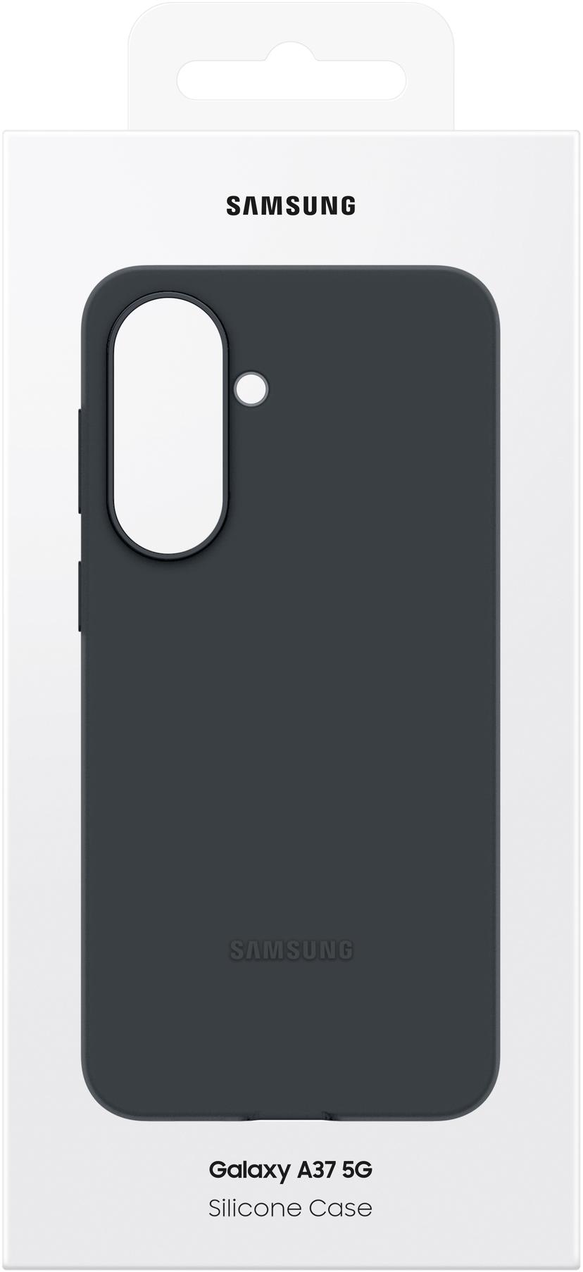 Samsung Silicone Case Samsung Galaxy A37 Tummanvihreä