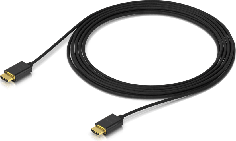 Ubiquiti UACC-Cable-UHS-5M HDMI-kaapeli HDMI-tyyppi A (vakio) Musta 5m HDMI HDMI Musta