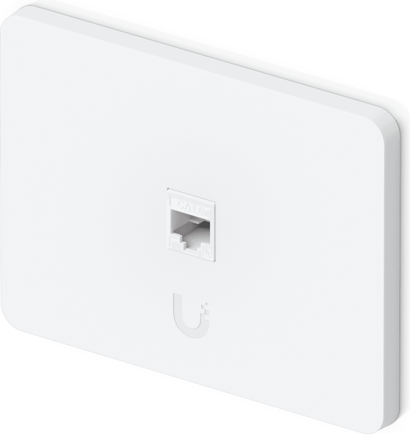 Ubiquiti UACC-WP-KEYSTONE-H-1P kontaktplade & kontakthætte Hvid