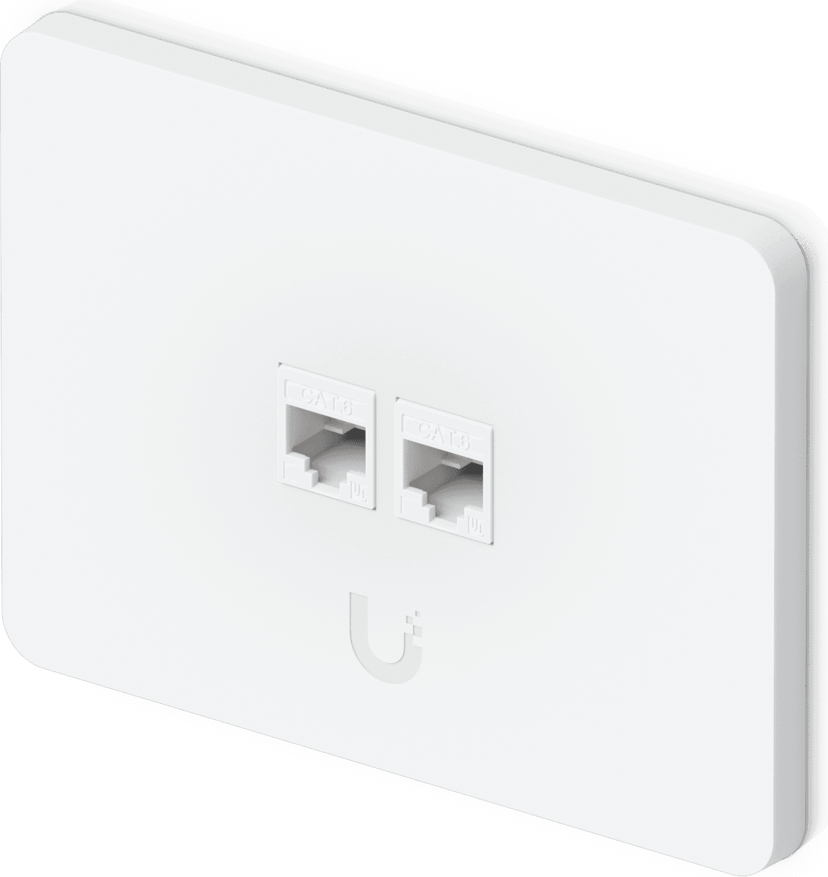 Ubiquiti UACC-WP-KEYSTONE-H-2P katkaisinkotelo & sähköpistokesuoja Valkoinen