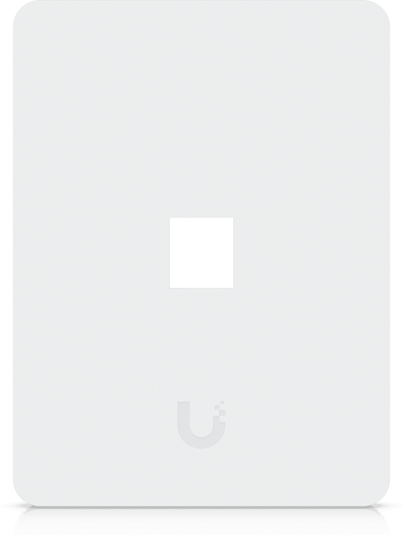 Ubiquiti UACC-WP-KEYSTONE-V-1P platta och ram till strömbrytare och vägguttag Vit