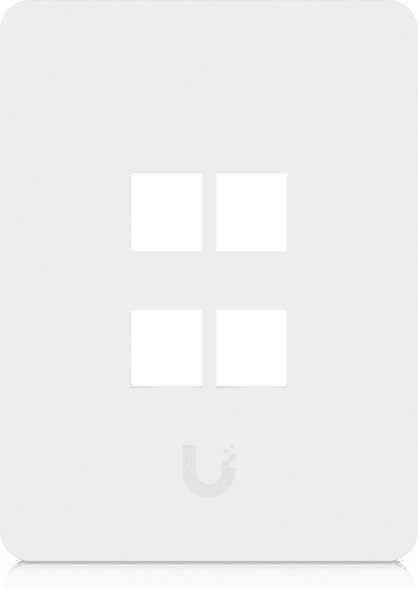 Ubiquiti UACC-WP-KEYSTONE-V-4P kontakt beskyttelse-plate Hvit
