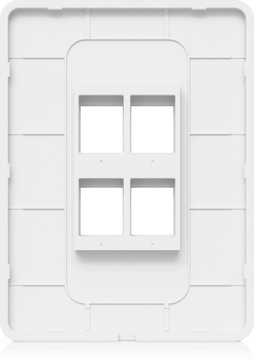 Ubiquiti UACC-WP-KEYSTONE-V-4P katkaisinkotelo & sähköpistokesuoja Valkoinen