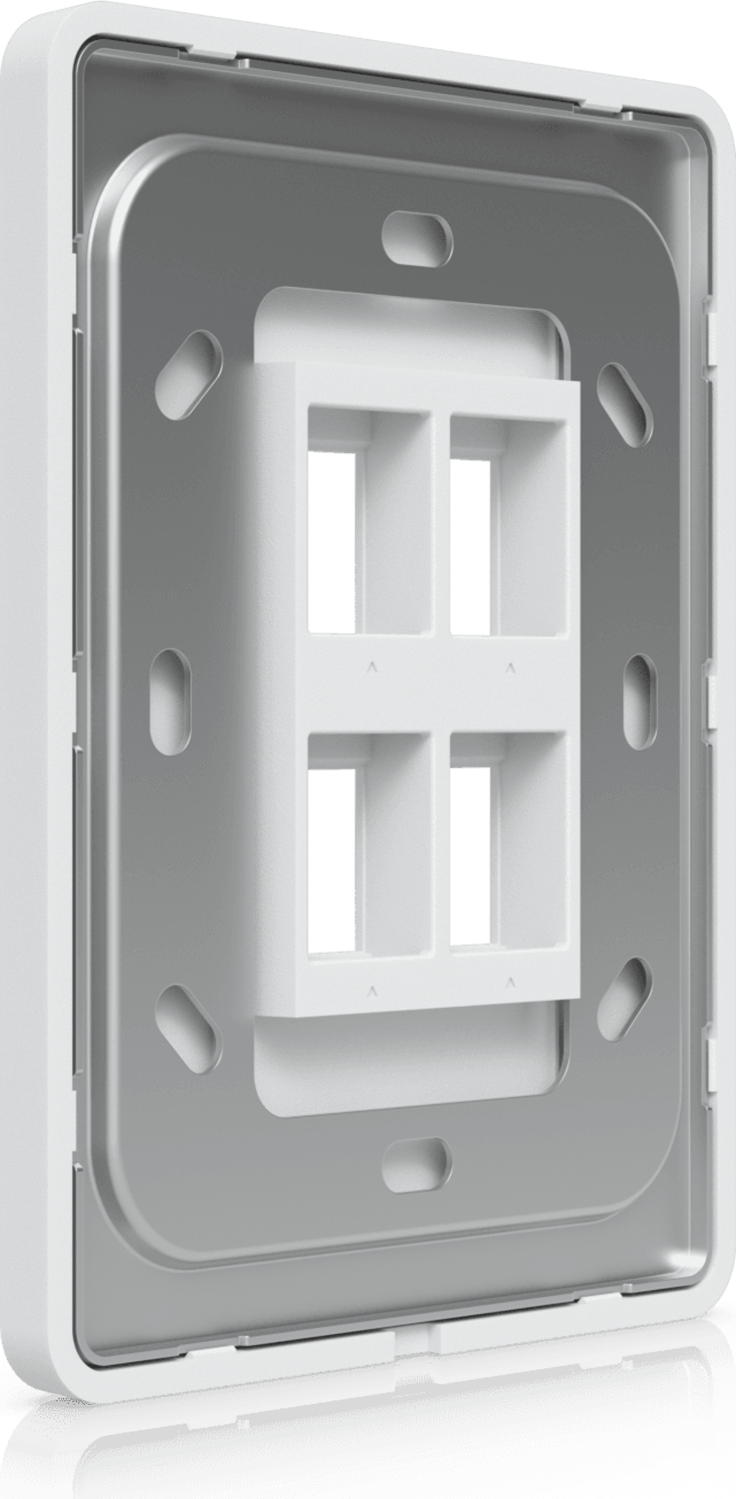 Ubiquiti UACC-WP-KEYSTONE-V-4P katkaisinkotelo & sähköpistokesuoja Valkoinen