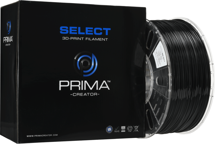 Prima Filaments PrimaSelect PETG Musta 1,75 mm 3 kg