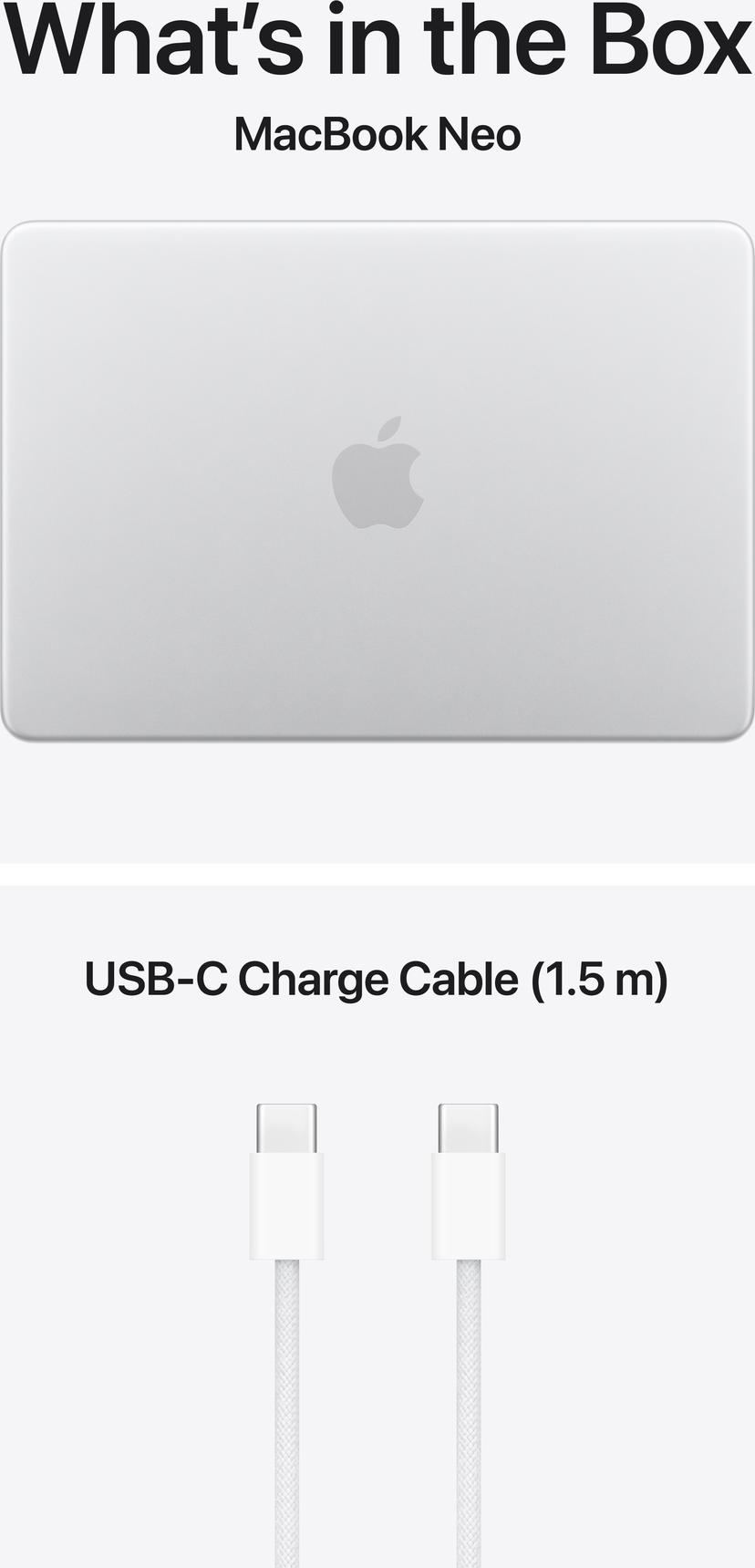 Apple MacBook Neo (2026) Silver Apple A18 Pro 8GB 512GB 13"