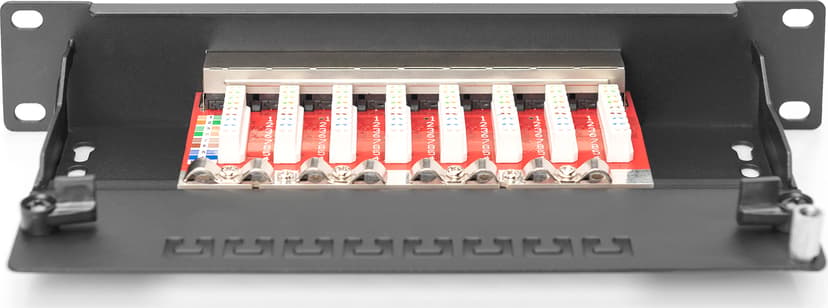 Digitus DN-91608S-EA patch paneel 1U Zwart Cat 6A 1U