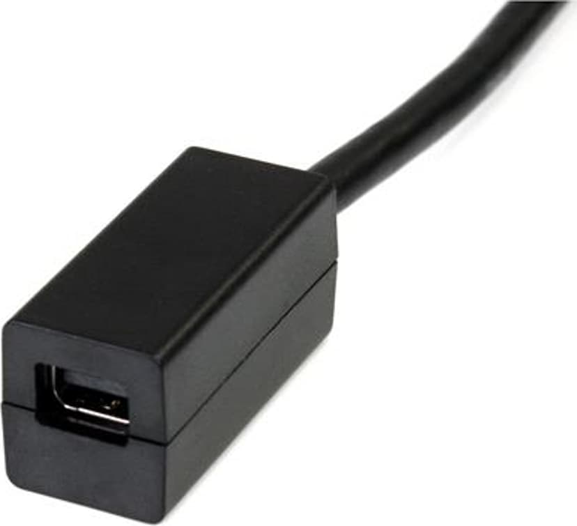 Startech 6in DisplayPort to Mini DisplayPort Video Cable Adapter 0.152m Mini DisplayPort DisplayPort Musta