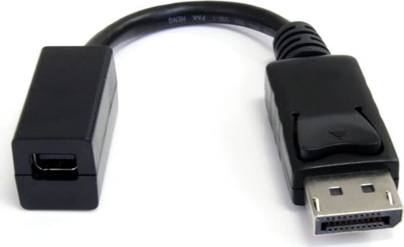 Startech 6in DisplayPort to Mini DisplayPort Video Cable Adapter 0.152m Mini DisplayPort DisplayPort Musta
