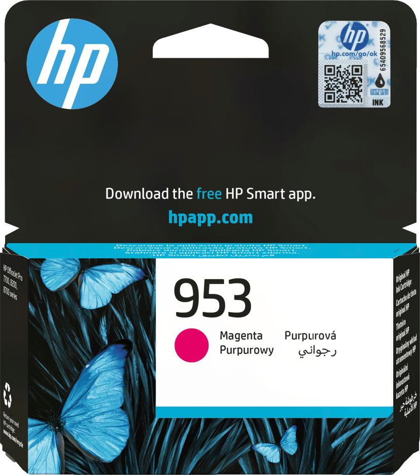HP Blæk Magenta 953 - OfficeJet Pro 8710/8720/8730/8740
