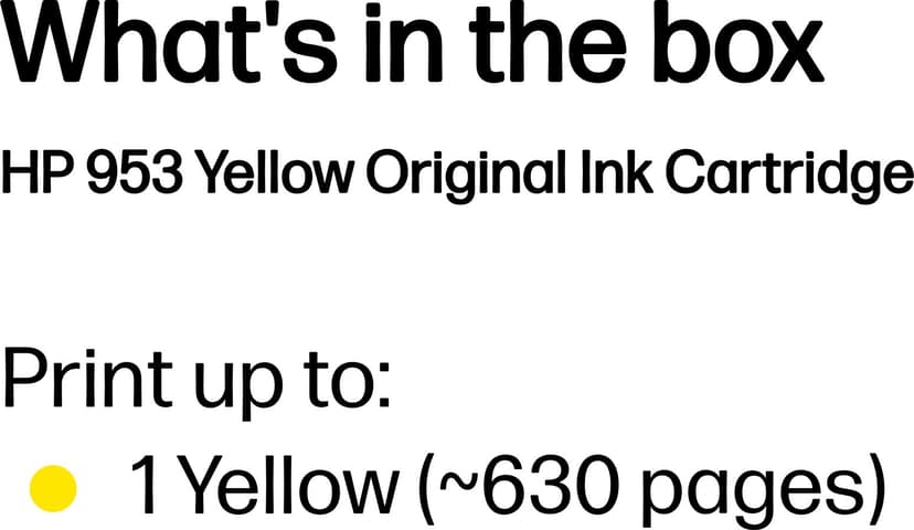 HP Inkt Geel 953 - OfficeJet Pro 8710/8720/8730/8740