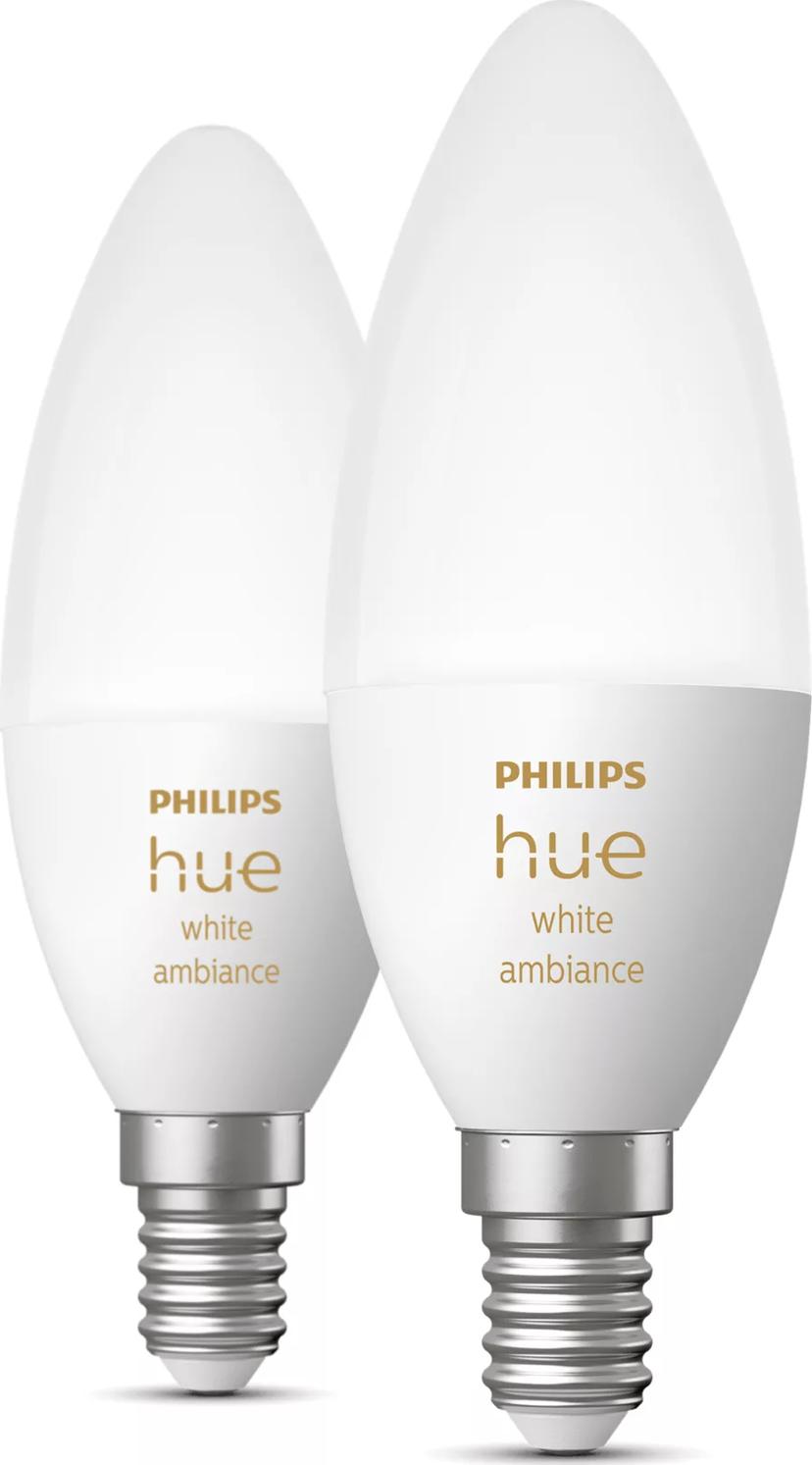 Philips Hue white ambiance Mignon - E14 lyspærer - 2-pakning