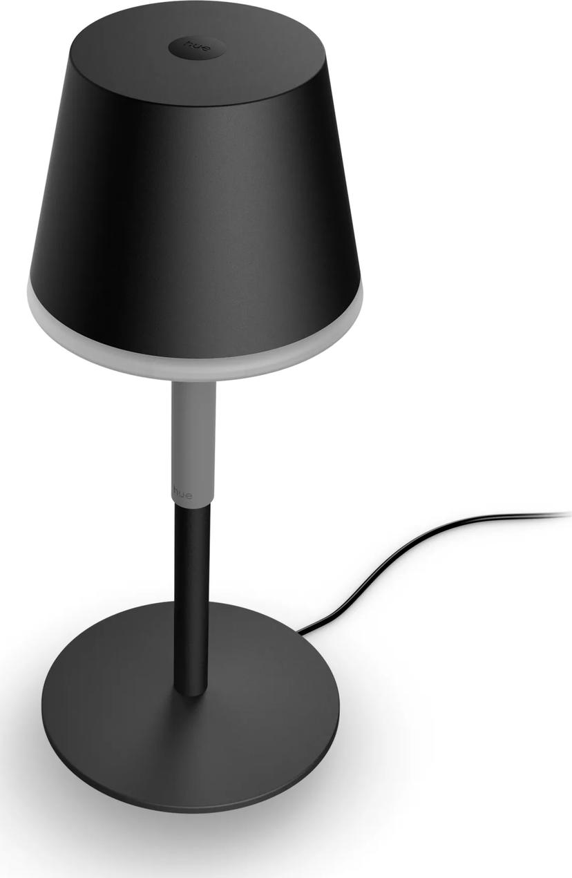 Philips Hue Go Portable Table Lamp White/Colour Ambiance - Black/Grey