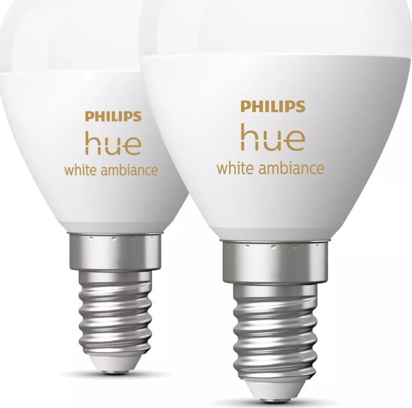 Philips Hue White ambiance Mainoslamppu - E14-älylamppu - (2 kpl)