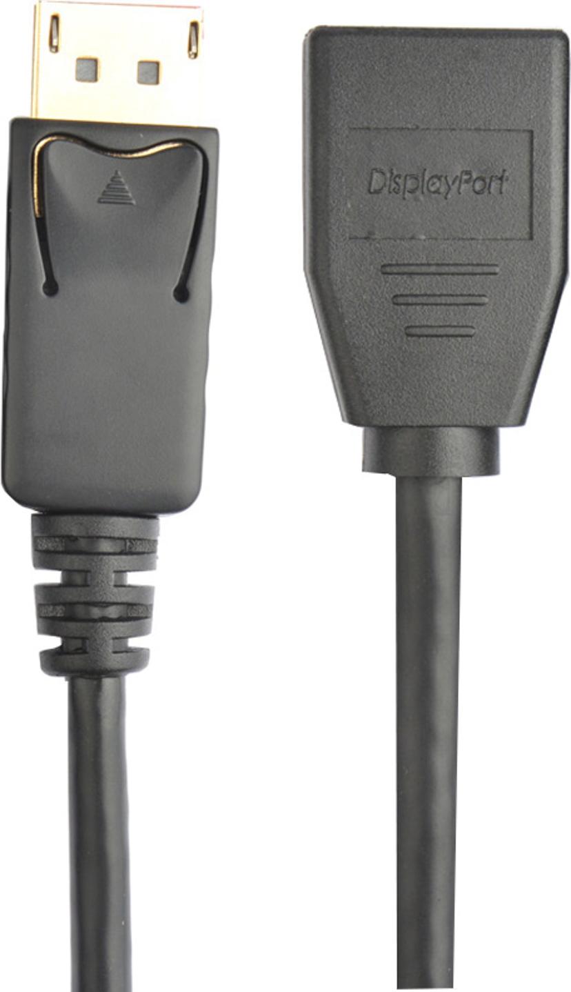 Prokord DisplayPort-kabel 0.5m DisplayPort DisplayPort Svart