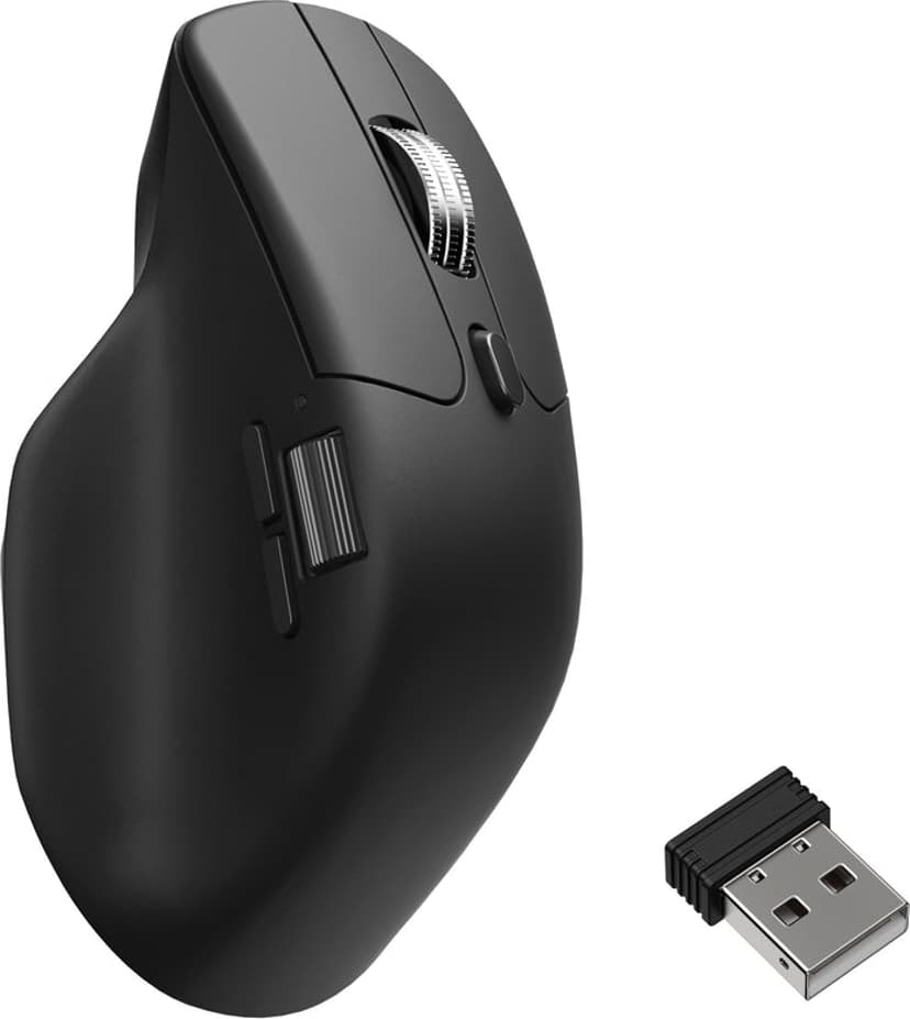 Keychron M6 8K Silent RF Wireless + Bluetooth + USB-C Mus Sort
