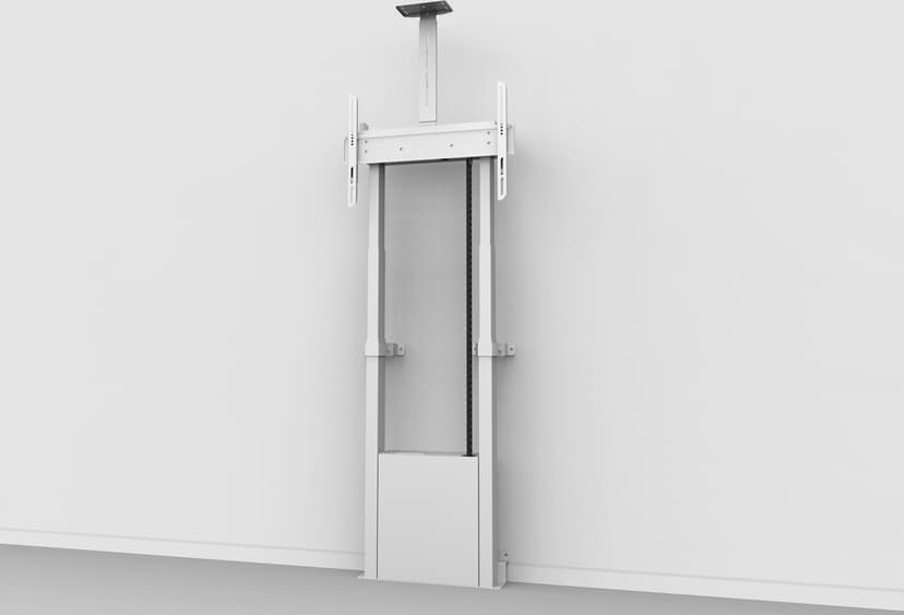 Multibrackets M Motorized Floormount W CaM Shelf 120kg Hvit