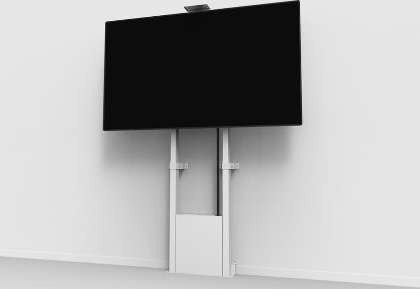 Multibrackets M Motorized Floormount W CaM Shelf 120kg Hvit