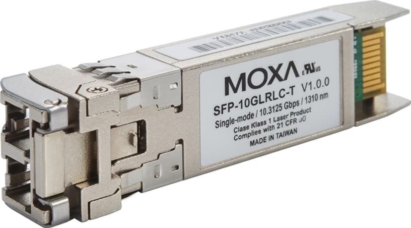 Moxa SFP-10GLRLC-T lähetin-vastaanotinmoduuli Valokuitu 10000 Mbit/s SFP+ 1310 nm