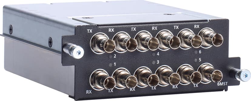 Moxa RM-G4000-6MST nätverksswitchmoduler Snabb Ethernet