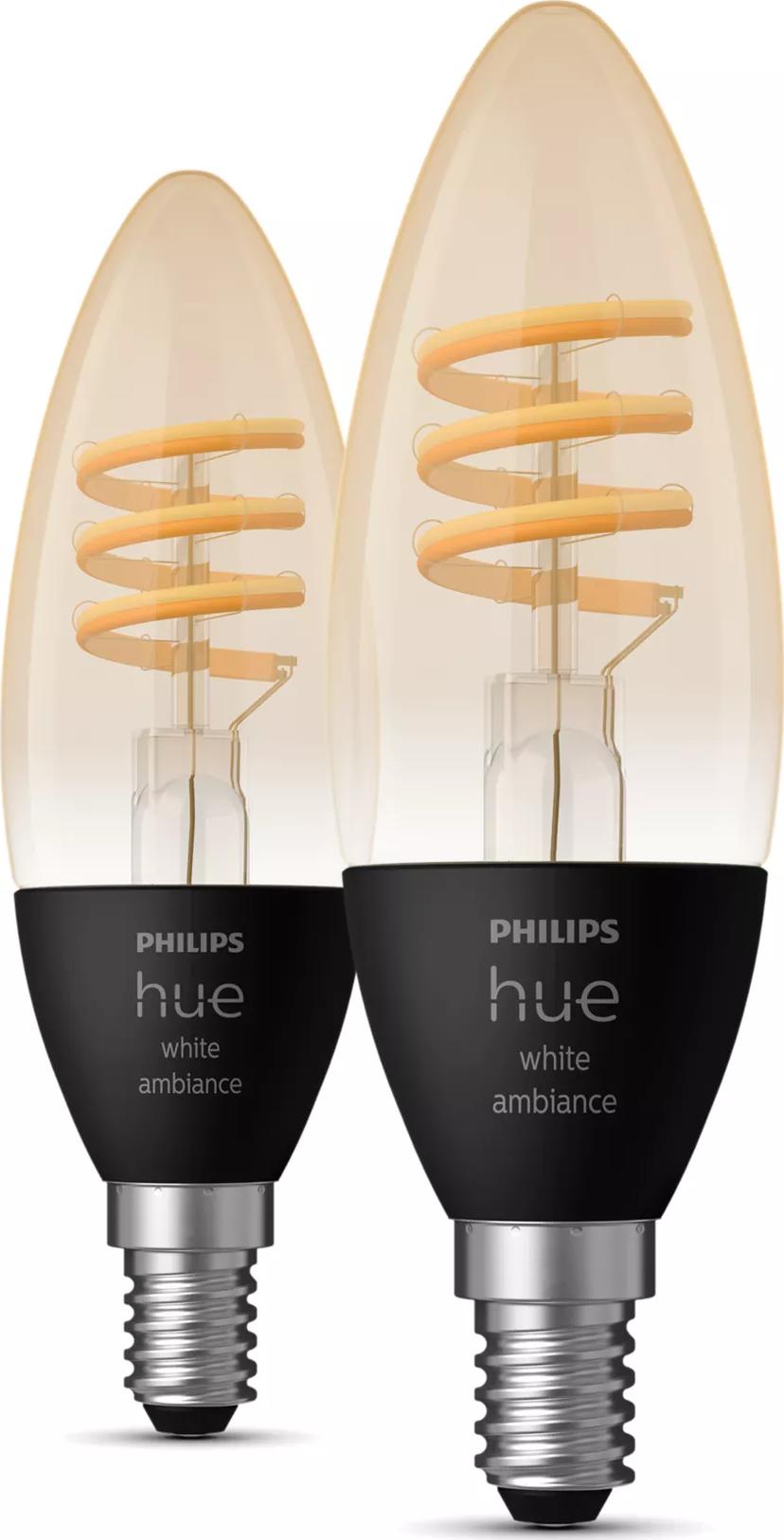Philips Mignon - E14 lyspærer - 2-pakning