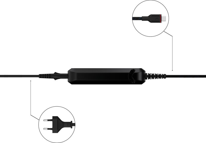 Unisynk USB-C Laptop 100W 3m Svart