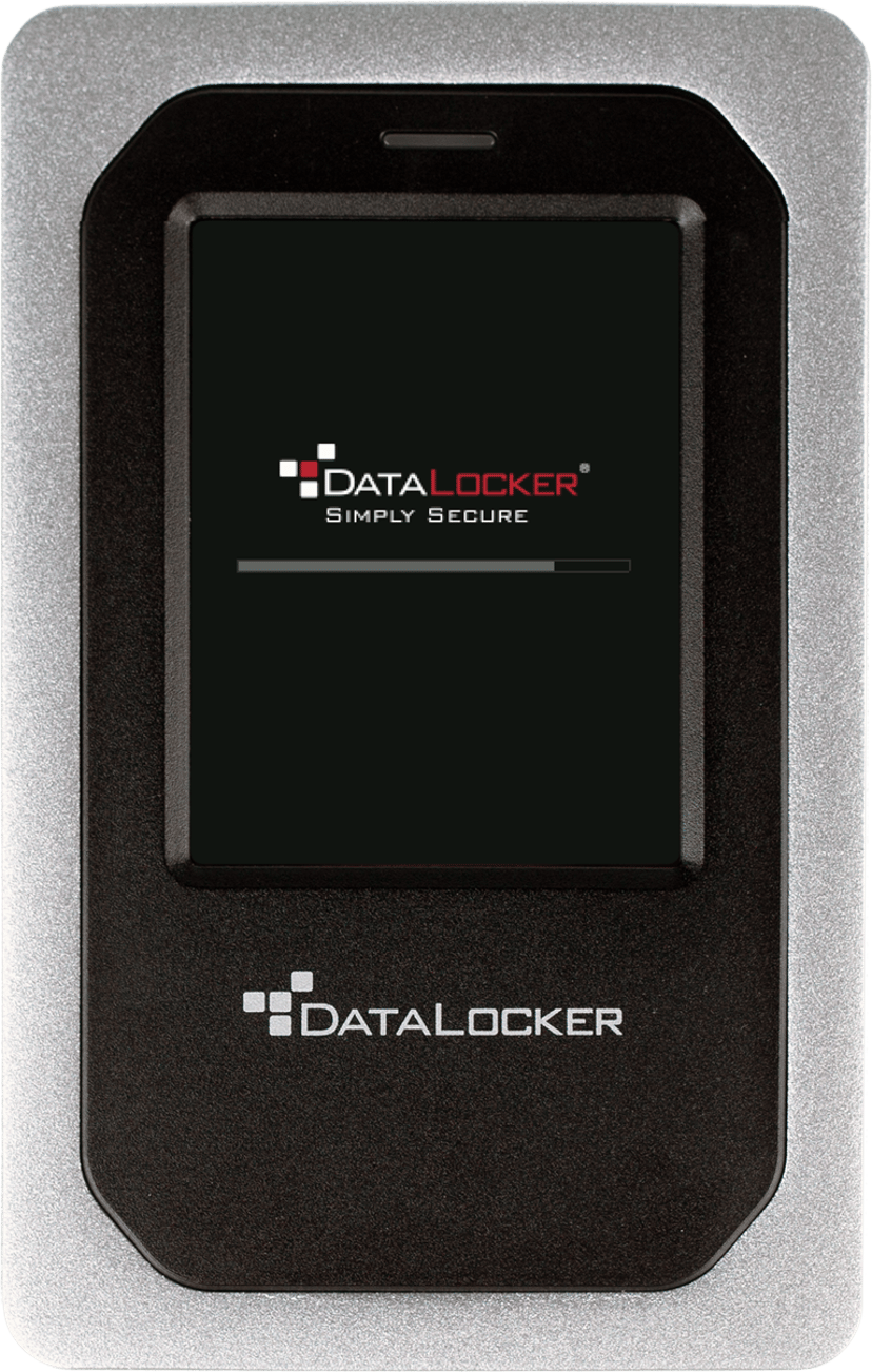 Datalocker DL4 1TB ESSD USB-C Aluminium, Sort