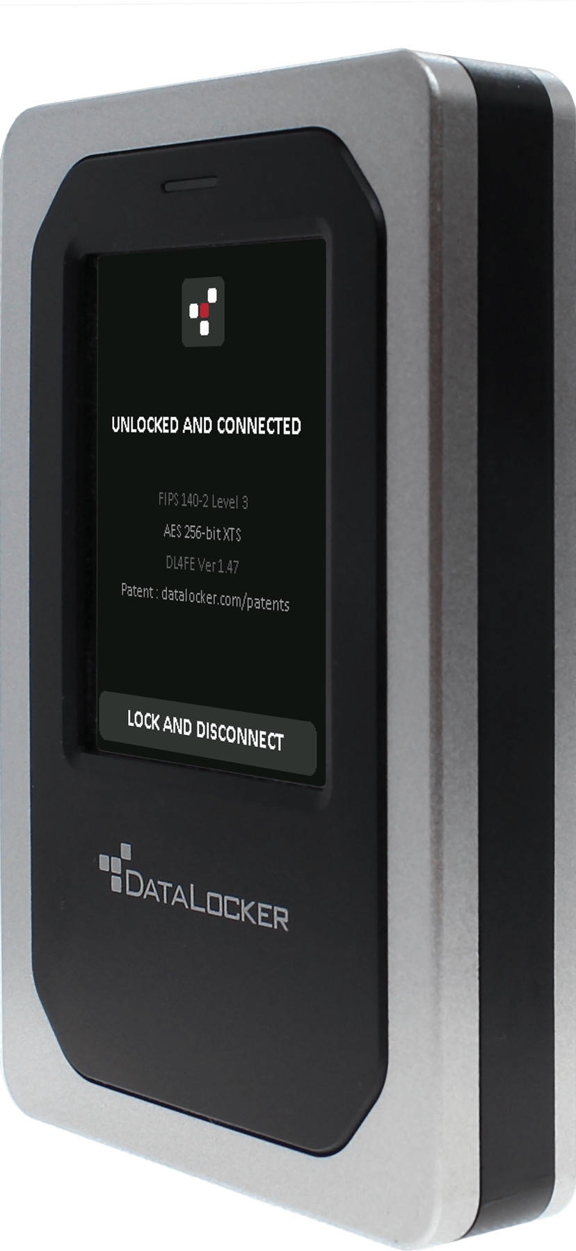 Datalocker DL4 15.3TB ESSD USB-C Aluminium, Svart