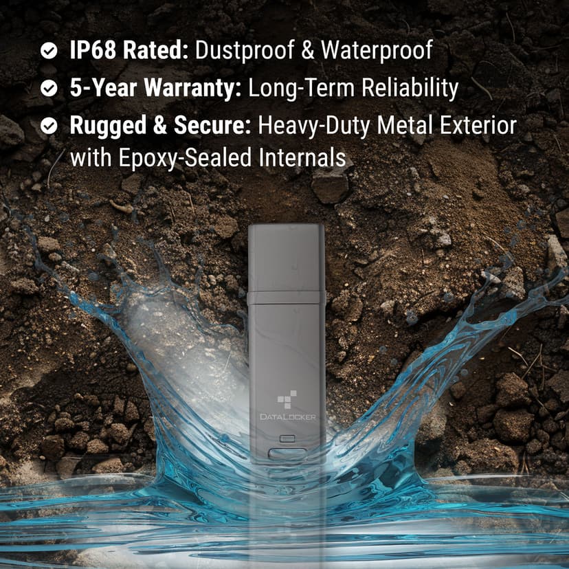 Datalocker DL GO 4GB USB-A Grå