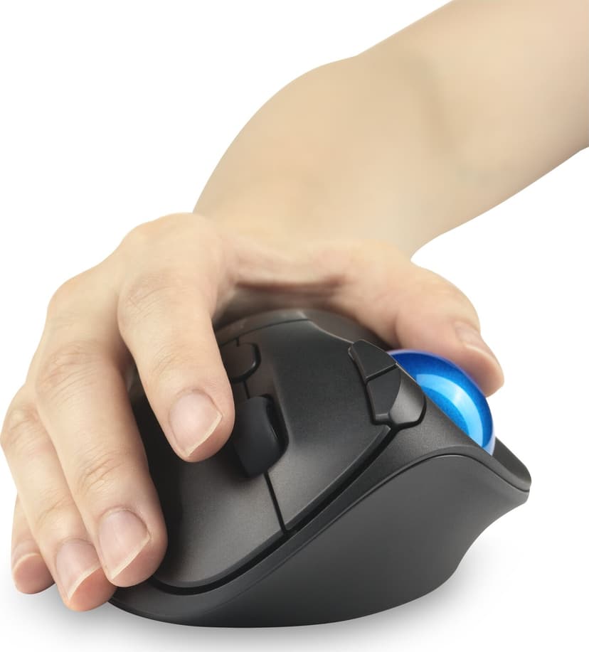 Kensington Pro Fit Ergo TB450 RF trådløs + Bluetooth Trackball Sort, Blå