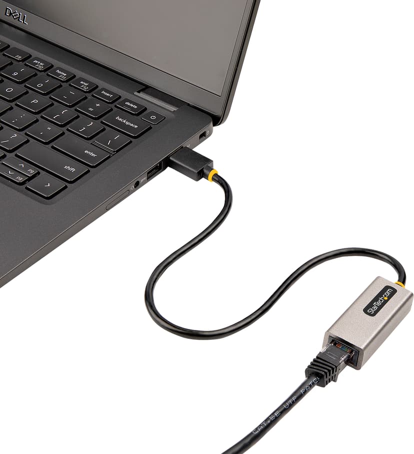 Startech StarTech.com USB till Ethernet-adapter, USB 3.0 till 10/100/1000 Gigabit Ethernet LAN-omvandlare för bärbara datorer, 30 cm ansluten kabel, USB till RJ45-adapter, NIC-adapter, USB-nätverksadapter