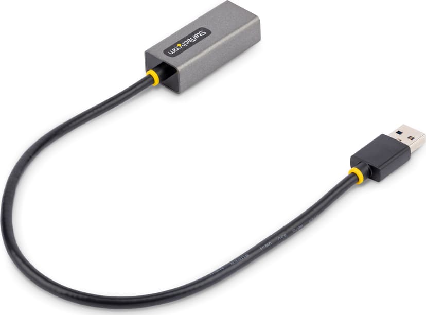 Startech StarTech.com USB till Ethernet-adapter, USB 3.0 till 10/100/1000 Gigabit Ethernet LAN-omvandlare för bärbara datorer, 30 cm ansluten kabel, USB till RJ45-adapter, NIC-adapter, USB-nätverksadapter
