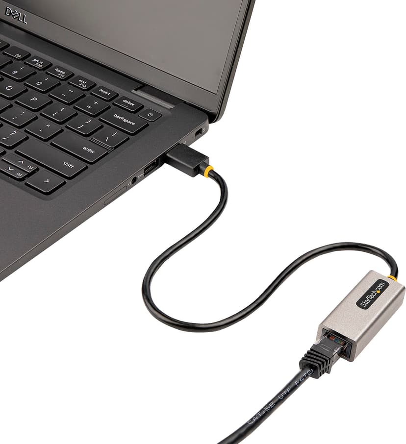 Startech StarTech.com USB till Ethernet-adapter, USB 3.0 till 10/100/1000 Gigabit Ethernet LAN-omvandlare för bärbara datorer, 30 cm ansluten kabel, USB till RJ45-adapter, NIC-adapter, USB-nätverksadapter