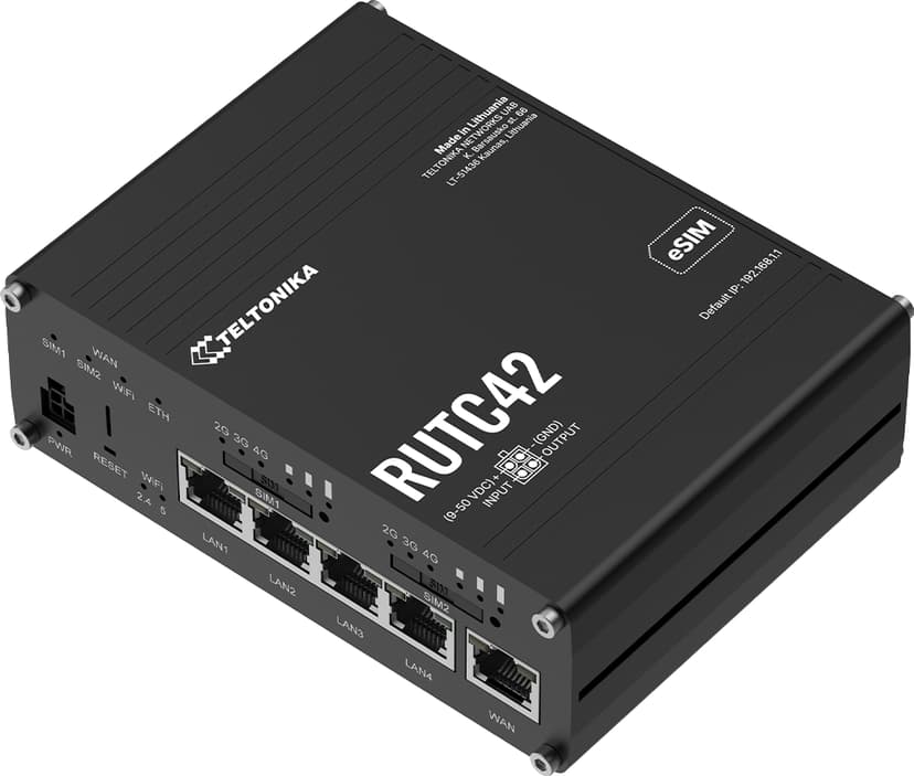 Teltonika RUTC42 4G Edge Dual Modem Router