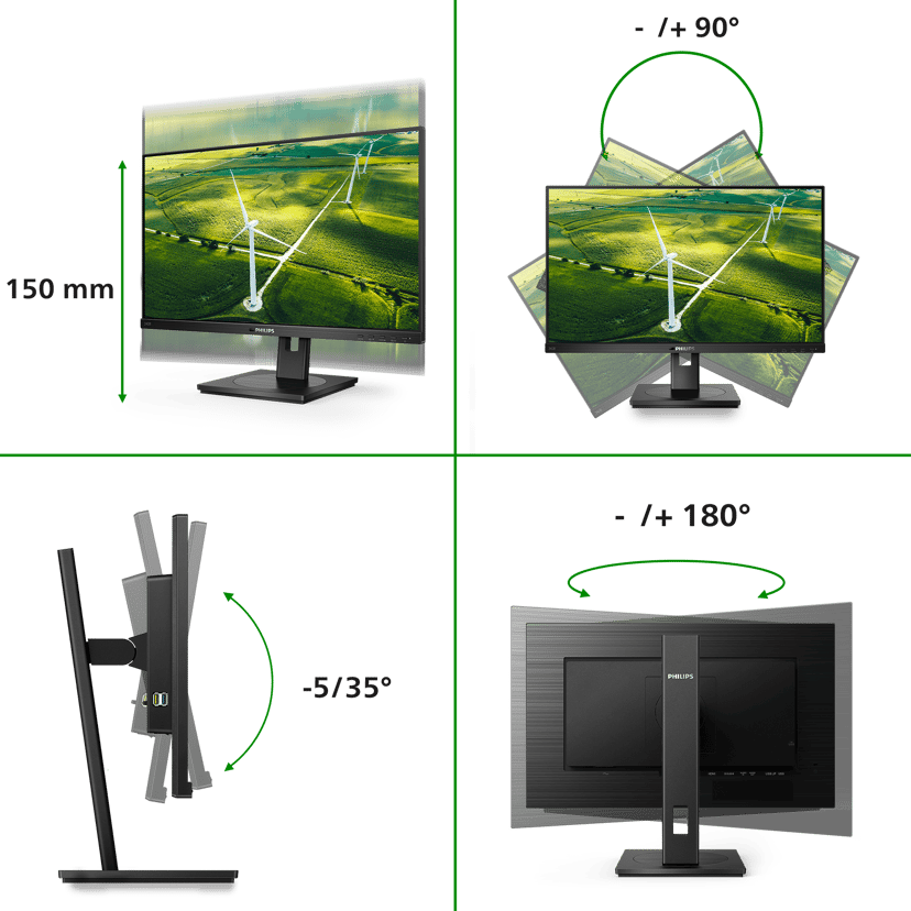 Philips B-line 242B1G 23.8" 1920 × 1080pixels IPS 16:9 75Hz